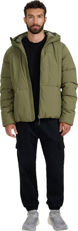 Kurtka puchowa męska 4F M0710 khaki 4FWAW25TDJAM0710 43S