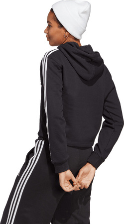 Bluza damska adidas Essentials 3-Stripes French Terry Crop Hoodie IC8767