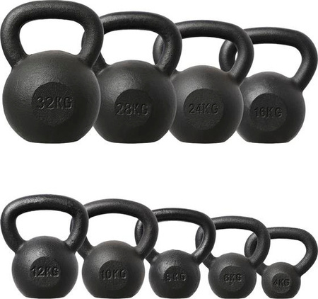 Kettlebell żeliwny HMS KZG10 10 kg