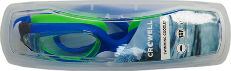 Okularki pływackie dla dzieci Crowell GS16 Coral niebiesko-zielone 01
