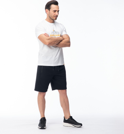 Męskie Spodenki Hineti fiery red/white/french blue rozmiar L