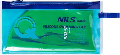 Czepek silikonowy Nils aqua nqc jednokolorowy gr02 zielony