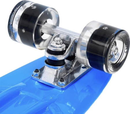 Deskorolka fiszka pennyboard plastkowa Smj niebieska BS-2206 PL