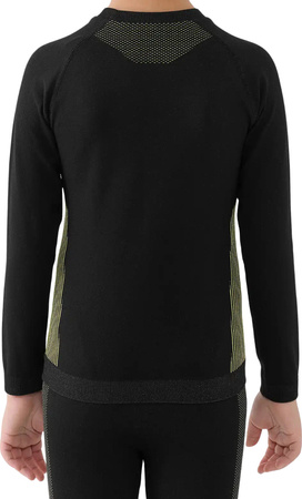 Bielizna bezszwowa dla chłopca 4F M248 czarna 4FJWAW25USEAM248 20S