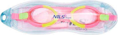 Okularki pływackie Nils aqua nqg700af różowy junior