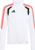 Bluza dla dzieci adidas Tiro 26 League Training Top biało-czarno-czerwona KR0370