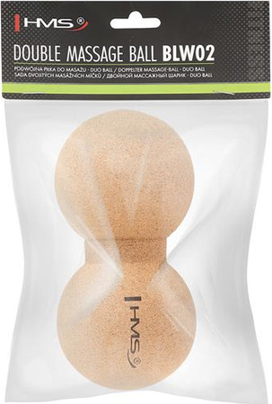 Podwójna piłka do masażu HMS blw02 cork