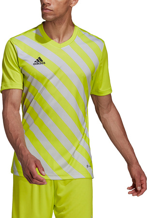 Koszulka męska adidas Entrada 22 Graphic Jersey żółto-szara HF0118