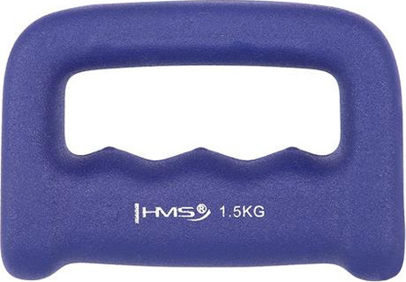 Ciężarek kastet żeliwny pokryty neoprenem HMS CK05 1.5 KG