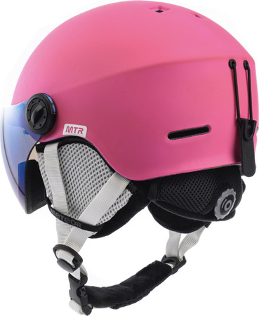 Kask narciarski Meteor Falven M 55-58 cm różowy 24972
