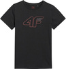 Koszulka dla chłopca 4F M2417 czarna 4FJWAW25TTSHM2417 20S