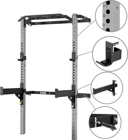 Klatka treningowa składana silver HMS klt23