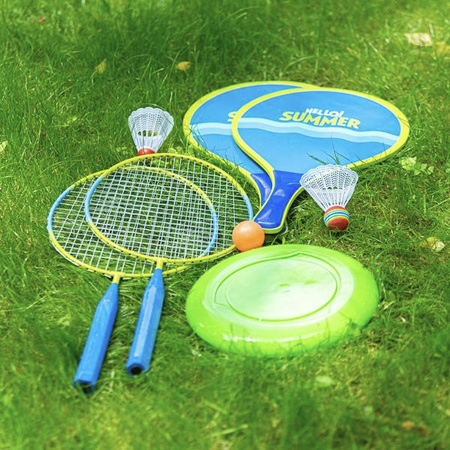 Lotki do badmintona nylon Nils NBL6020 3 sztuki