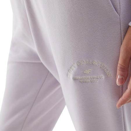 Spodnie damskie 4F CAS F472 fioletowe 4FAW23TTROF472 52S