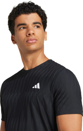 Koszulka męska adidas Tennis Climacool AirChill FreeLift Tee czarna JF8459