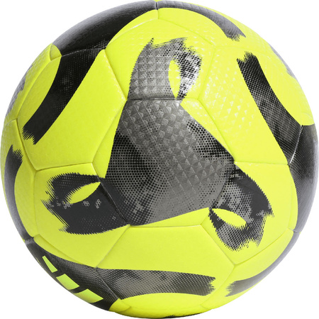 Piłka nożna adidas Tiro League Thermally Bonded żółto-czarna HZ1295