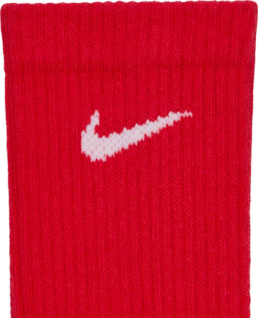 Skarpety Nike Everyday Plus Cushioned 3 pary czerwone, białe, granatowe SX6888 996