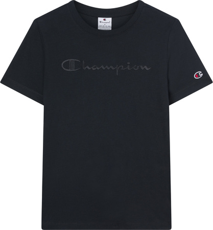 Koszulka damska Champion SS Tee czarna 118382 KK001