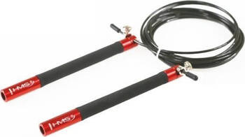 Skakanka do treningu szybkościowego HMS SK54 czarno-czerwona