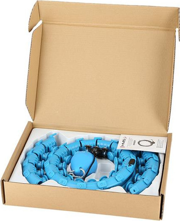 Hula hop z wypustkami i obciążnikiem HMS HHW01 niebieskie