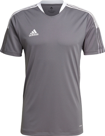 Koszulka męska adidas Tiro 21 Training Jersey szara GM7587