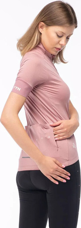 Damska koszulka rowerowa kolarska z krótkim rękawem Fitanu Strada W Polartec rozmiar L