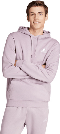 Bluza męska adidas Essentials Fleece Hoodie fioletowa IN0328