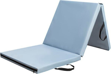 Materac gimnastyczny składany Hms Premium MGS02 1800x600 mm szary