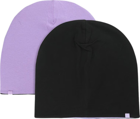 Czapka dwustronna dla dzieci 4F U505 fioletowa/czarna 4FJWSS25ACAPU505 52S