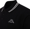 Koszulka męska polo Kappa Aleot czarna 709361 19-4006