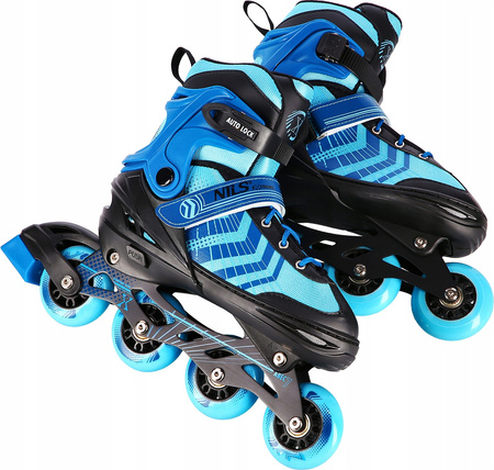 Łyżworolki, wrotki, łyżwy hokejowe, wrotko-rolki 4w1 Nils Extreme NH18192a rozmiar M 34-38