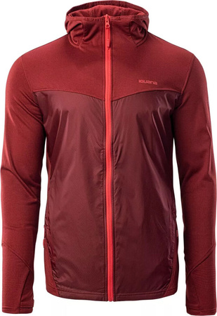 Męska bluza turystyczna treningowa rozpinana z kapturem Iguana Scone rozmiar XL