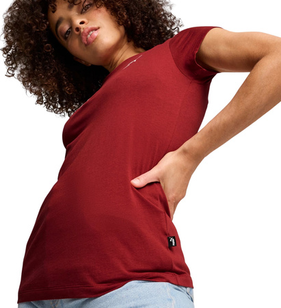 Koszulka damska Puma ESS Script czerwona 679315 13