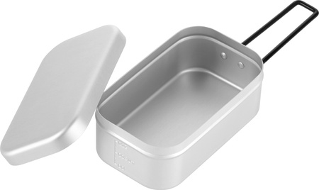 Menażka turystyczna obiadowa aluminiowa z pokrywką Nils Camp NC4201 500ml
