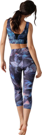 Legginsy funkcyjne damskie 4F multikolor 3 allover H4Z21 SPDF017 93A