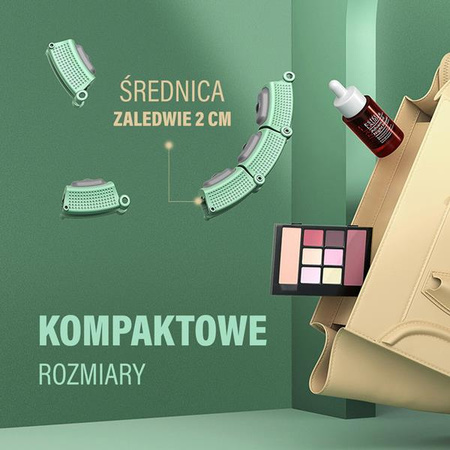 Hula hop z magnesami obciążnikiem licznikiem zielony HMS HHM14