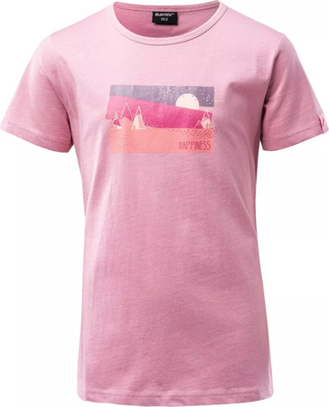 Dziecięca koszulka z krótkim rękawem bawełniana Hi-tec Nela Jrg rozmiar 164