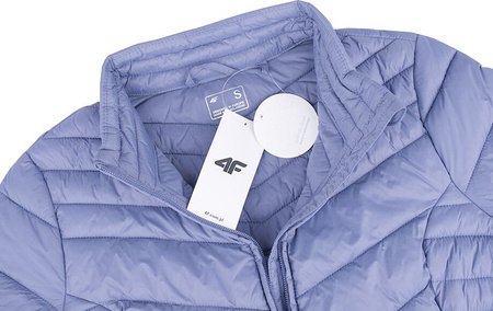 Kurtka damska puchowa 4F F094 jasny fiolet 4FSS23TDJAF094 52S