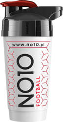 Bidon shaker butelka sportowa na wodę siłownia NO10 600ml biały
