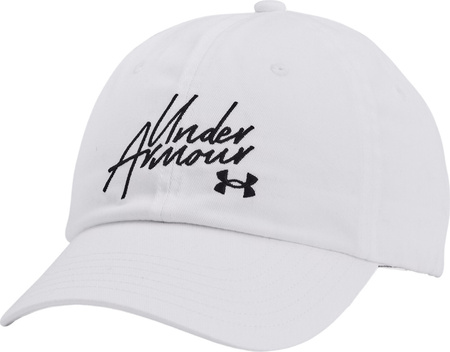 Czapka z daszkiem damska Under Armour Sportstyle Adj OSFM biała 1369790 102