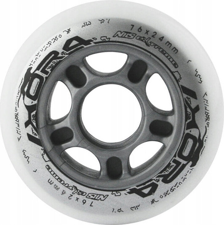 Kółka do rolek Nils Extreme PU 76x24mm 82A 4 sztuki