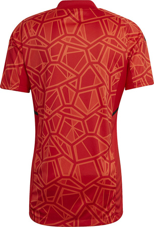 Koszulka męska Condivo 22 Goalkeeper Jersey Short Sleeve czerwona H21238
