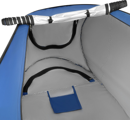 Przebieralnia namiot prysznic turystyczny Nils Camp NC1706 niebieski 120x120x190cm