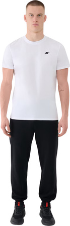 Koszulka męska 4F M2256 biała 4FWMM00TTSHM2256 10S