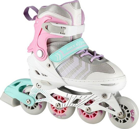 Łyżworolki z wymienną płozą figurową rolki wrotki 4w1 Nils Extreme NH18192 rozmiar L 39-43