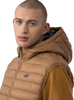 Kamizelka męska 4F M063 jasny brąz 4FAW23TVESM063 82S