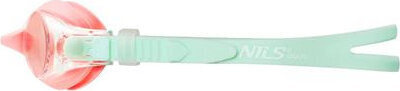 Okularki pływackie Nils aqua nqg700af miętowy/ różowy junior
