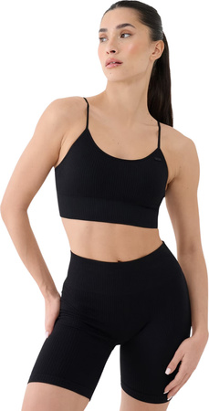 Stanik sportowy 4F F151 czarny 4FWSS25USBAF151 20S