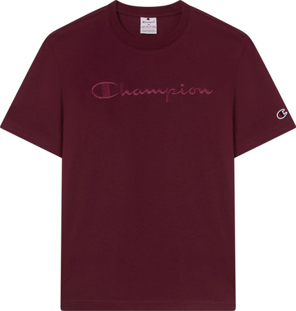 Koszulka męska Champion SS Tee bordowa 220273 RS522