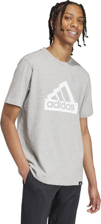 Koszulka męska adidas Modern Essentials Graphic szara IW2648